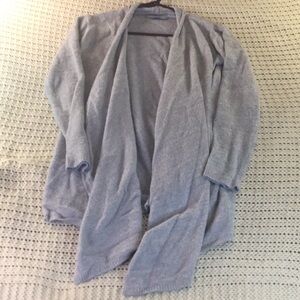 Barefoot Dreams Soft Blue Cardigan bamboo chic lite size small